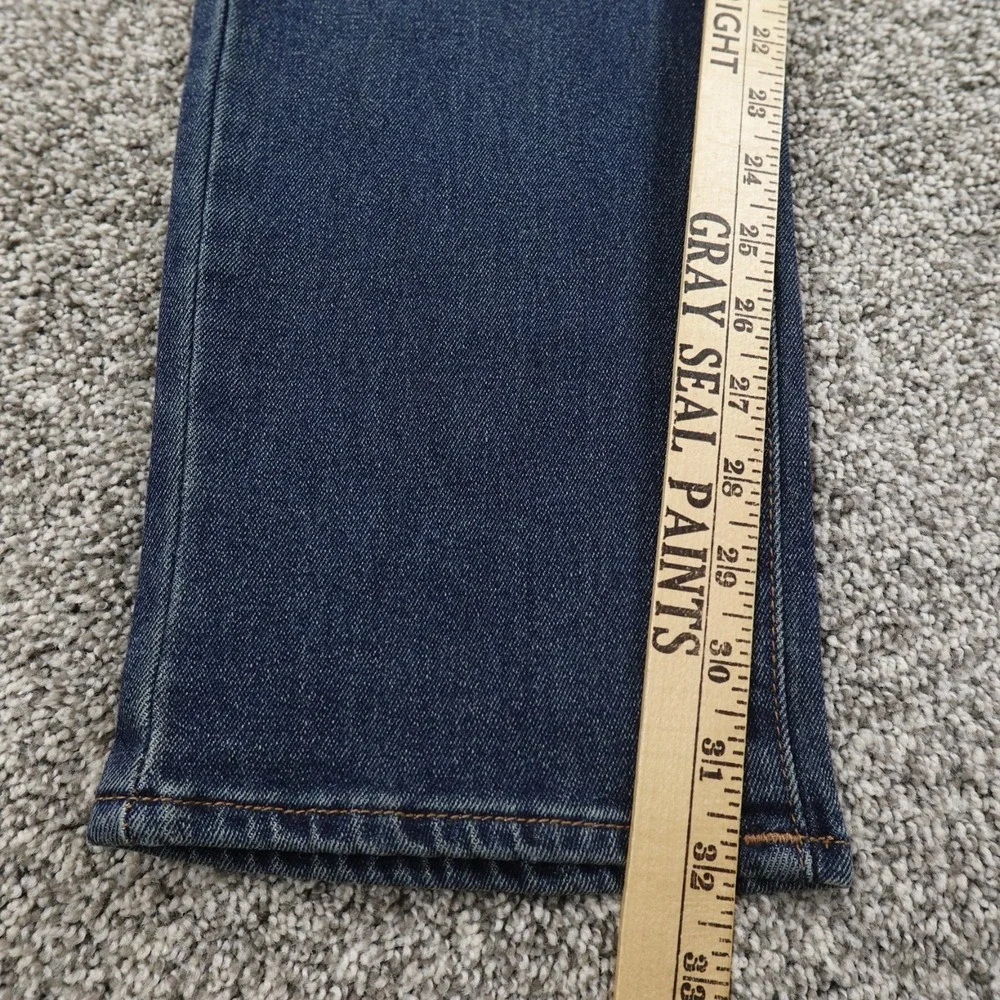 NEW True Religion Jeans‎ Mens 38X32 Blue Denim Rocco Relaxed Skinny Flap Pocket